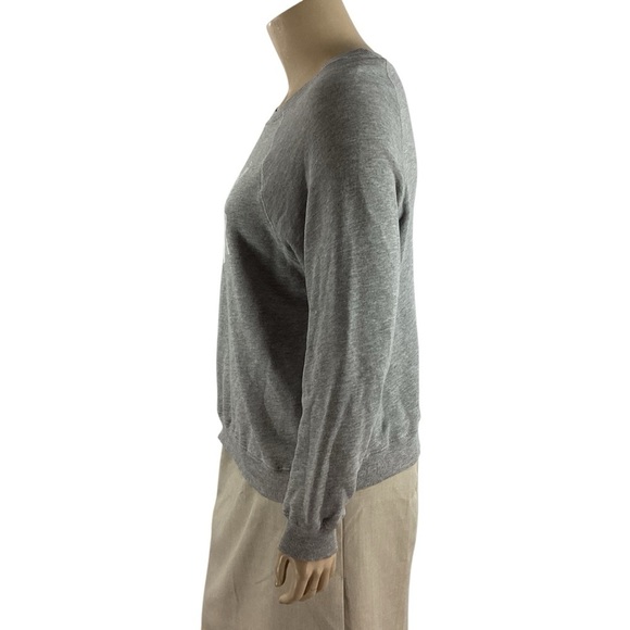 Wildfox Sommers “Pour Favor” Graphic Sweatshirt Gray Size L - Picture 4 of 7